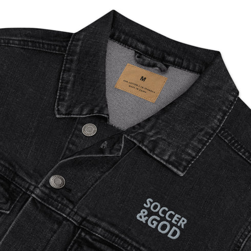 Soccer &God Smoke Denim Jacket